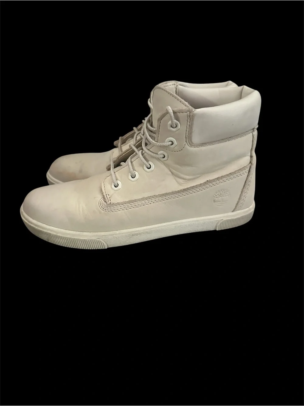 Timberland Women's Light Tan Lace-Up Ankle Boots